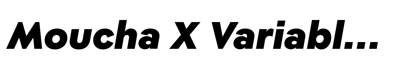 Moucha X Variable Italic